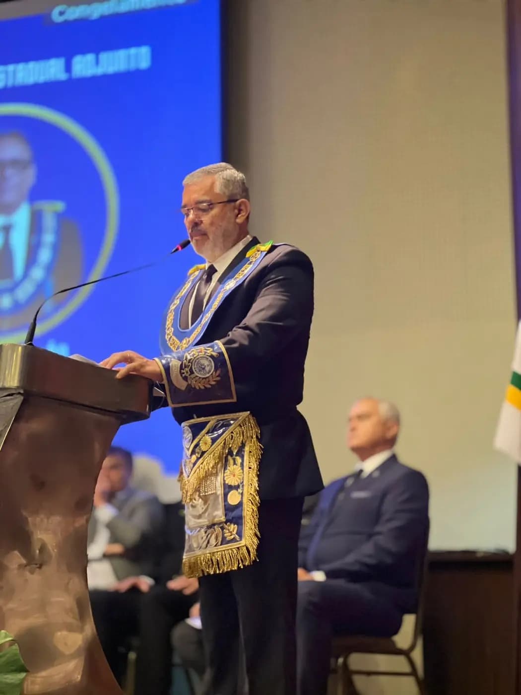 Registro fotográfico: POSSE E TRANSMISSÃO DE CARGOS DE GRÃO-MESTRE E GRÃO-MESTRE ADJUNTO – GOB/RN