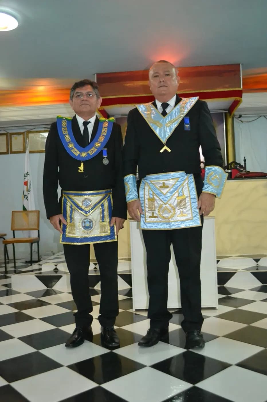 Registro fotográfico: SESSÃO MAGNA DE INSTALAÇÃO E POSSE DE VENERÁVEL MESTRE E DIRETORIA DA ARLS MANOEL REGINALDO DA ROCHA, Nº 2.439, ORIENTE DE PAU DOS FERROS/RN