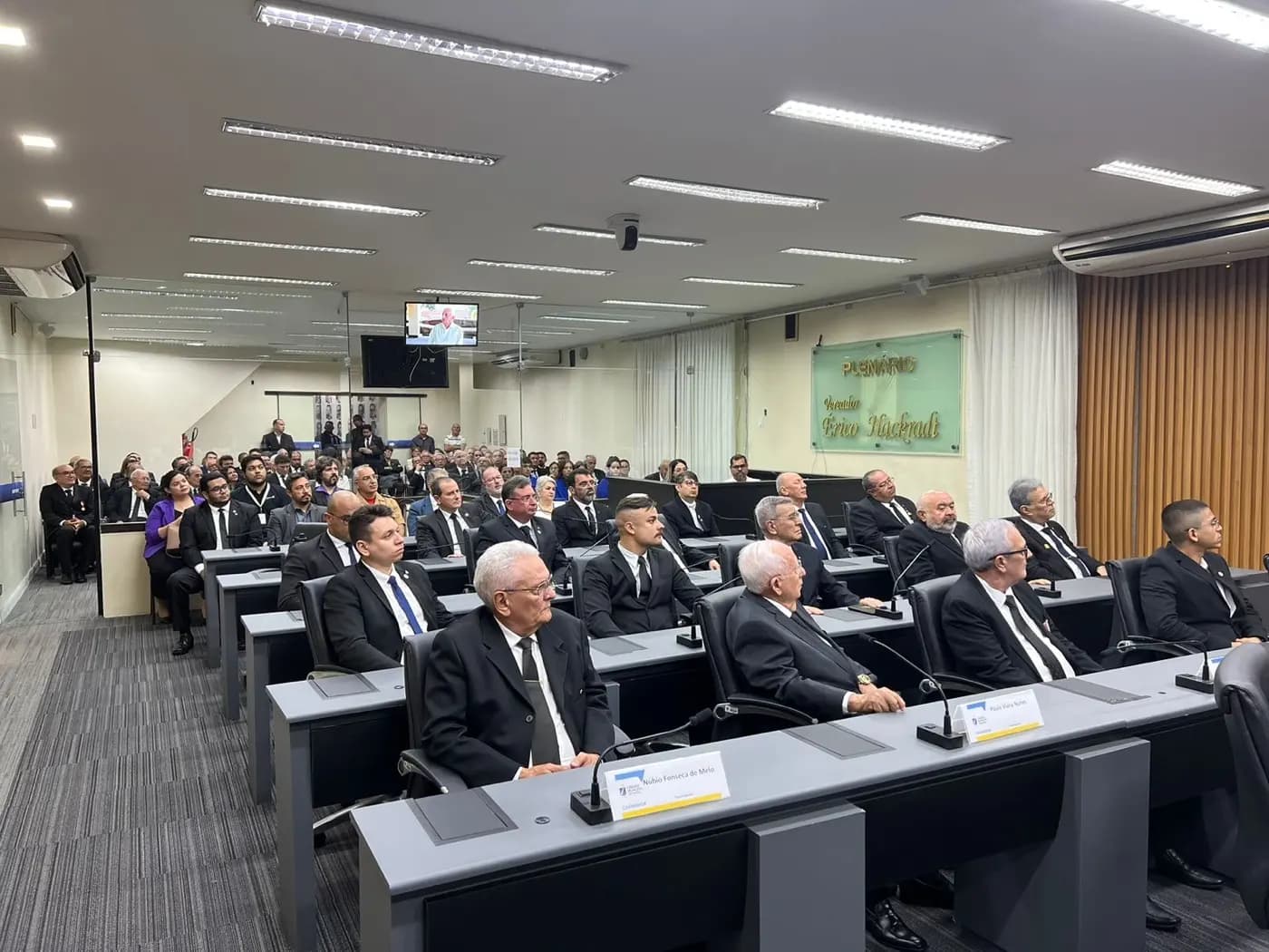 Registro fotográfico: SESSÃO SOLENE EM HOMENAGEM AO DIA DO MAÇOM 2023 – CÂMARA MUNICIPAL DE NATAL/RN.