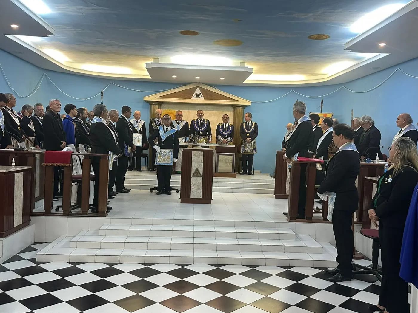 Registro fotográfico: SESSÃO MAGNA PÚBLICA ALUSIVA AO 54º ANIVERSÁRIO DO GOB/RN
