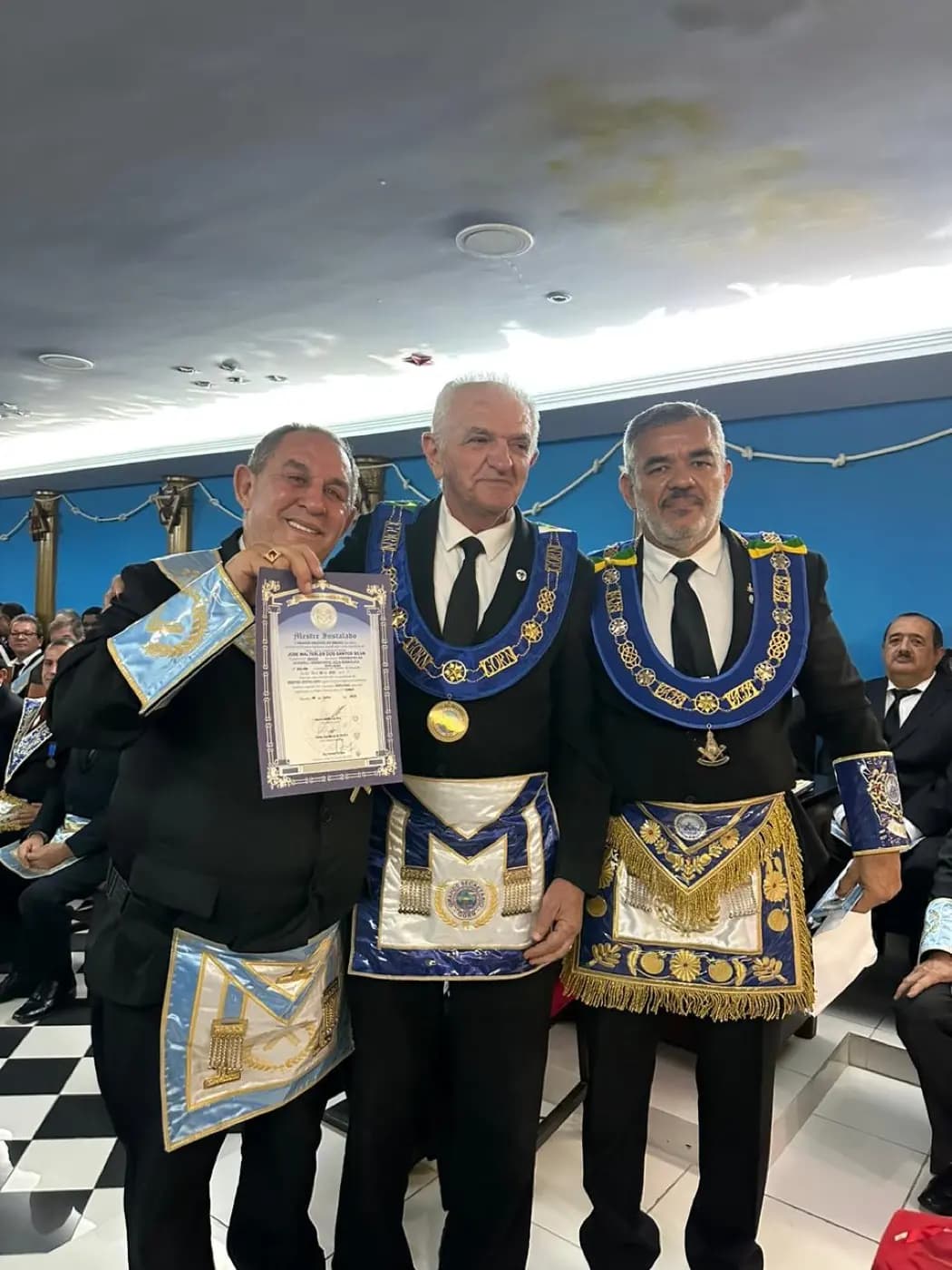 Registro fotográfico: SESSÃO MAGNA PÚBLICA ALUSIVA A 117º ANO DE FUNDAÇÃO DA ARLS EVOLUÇÃO SEGUNDA, Nº 852, ORIENTE DE NATAL/RN