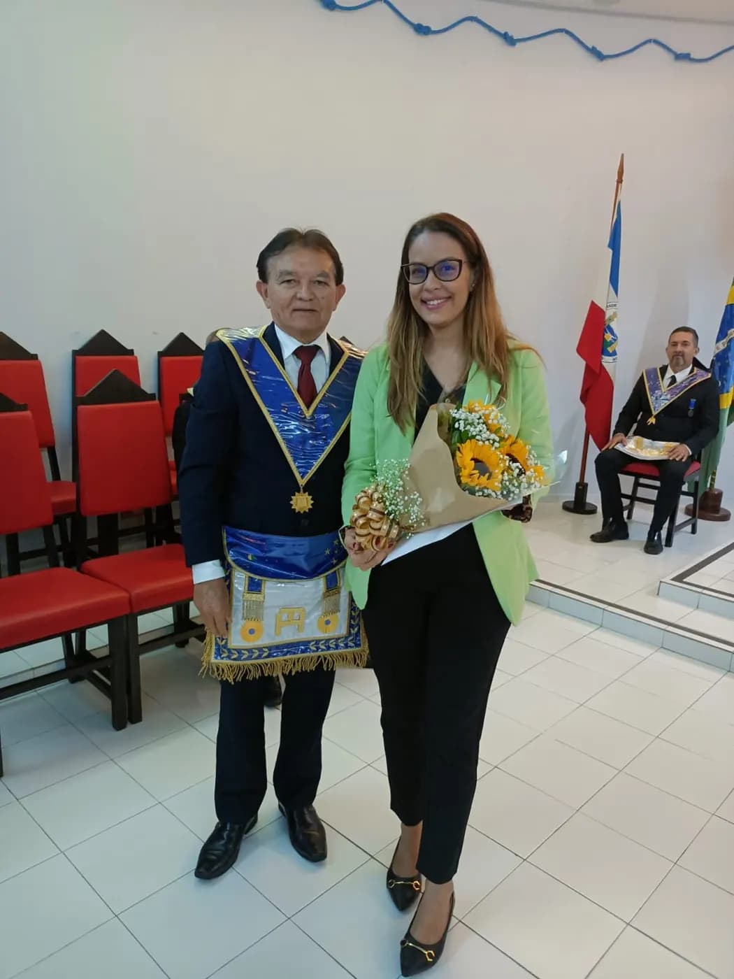 Registro fotográfico: SESSÃO MAGNA PÚBLICA ALUSIVA A 13º ANO DE FUNDAÇÃO DA ARLS UNIVERSITÁRIA MÁRIO VILAR DE MELO, Nº 4.085, ORIENTE DE NATAL/RN