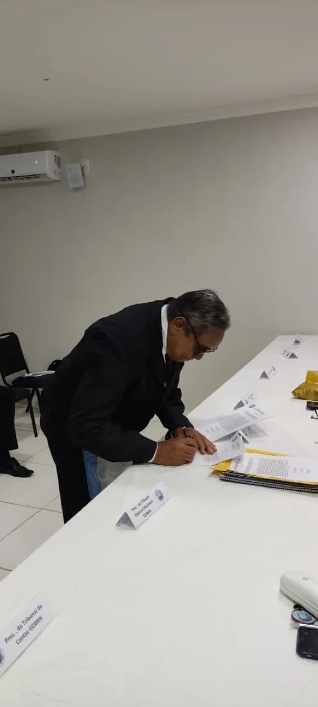 Registro fotográfico: CERIMÔNIA DE POSSE DOS MEMBROS DOS TRIBUNAIS MAÇÔNICOS E DO PROCURADOR-GERAL ESTADUAL MAÇÔNICO DO GOB/RN