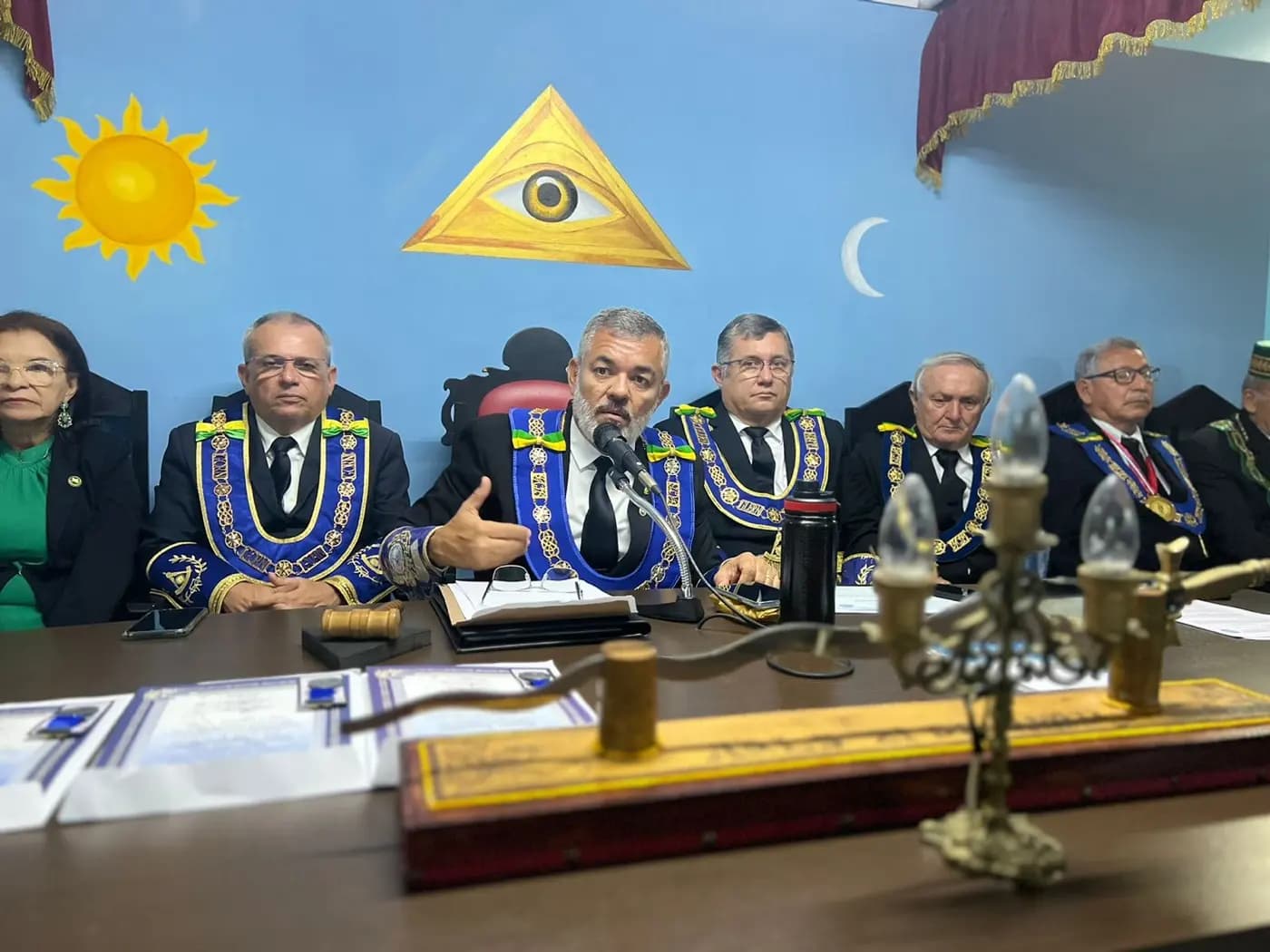Registro fotográfico: SESSÃO MAGNA PÚBLICA DE ABERTURA DO ANO MAÇÔNICO GOB.RN