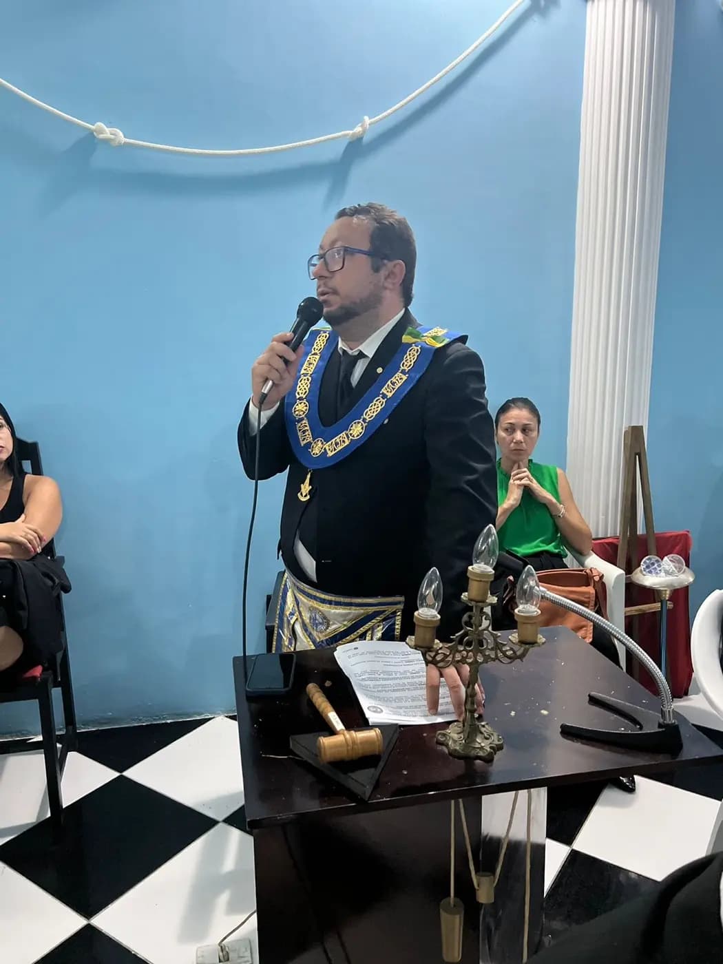 Registro fotográfico: SESSÃO MAGNA PÚBLICA DE ABERTURA DO ANO MAÇÔNICO GOB.RN