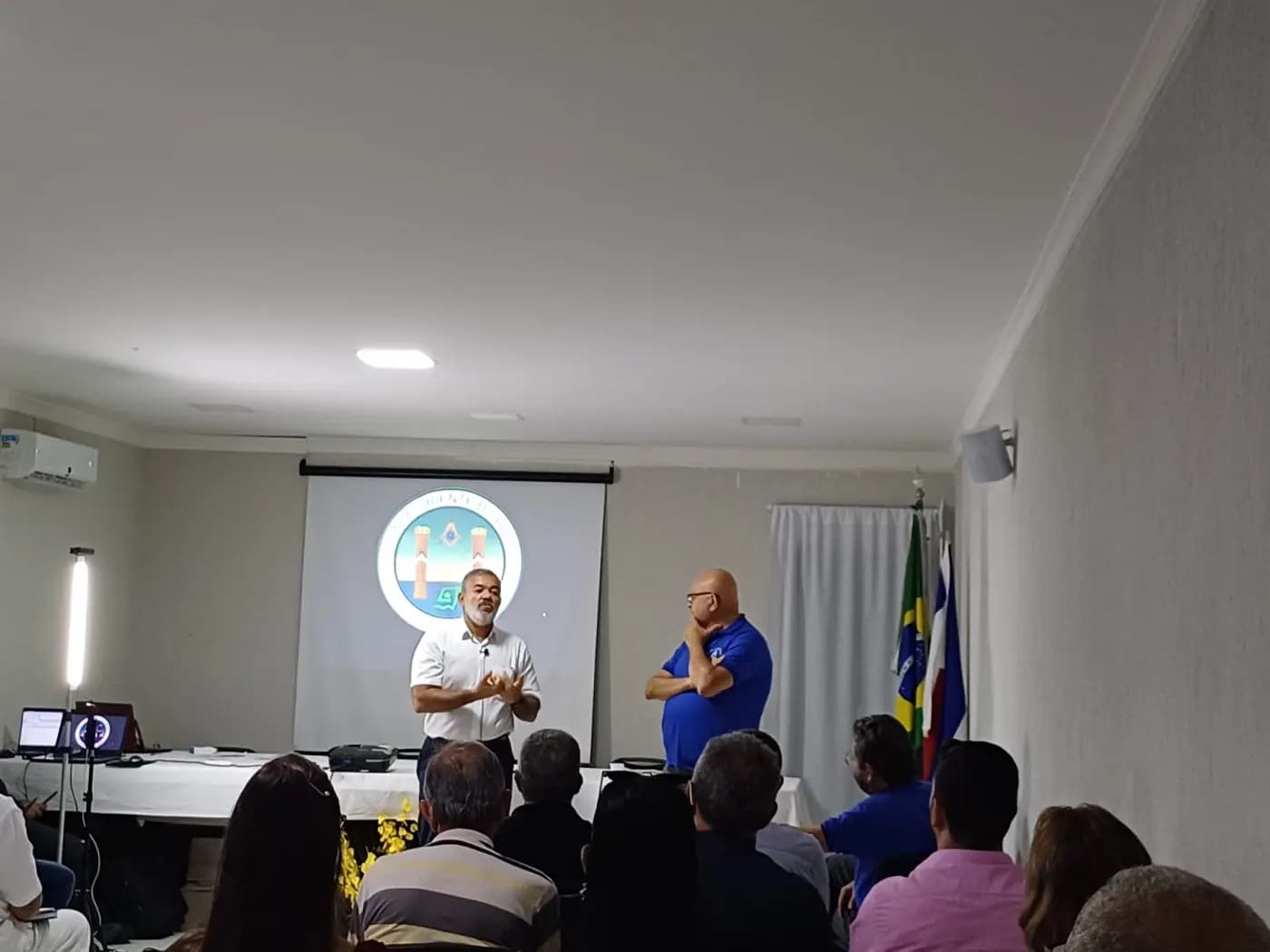 Registro fotográfico: 1ª PLENÁRIA – ESCOLA DE LIDERANÇAS MAÇÔNICAS