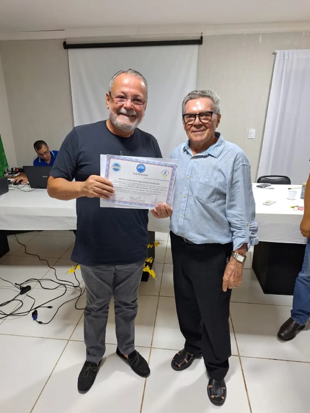 Registro fotográfico: SEGUNDO BATE-PAPO COM APRENDIZES MAÇONS
