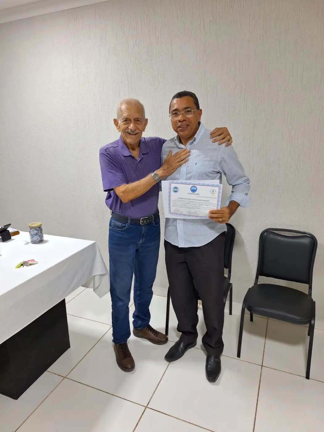 Registro fotográfico: SEGUNDO BATE-PAPO COM APRENDIZES MAÇONS