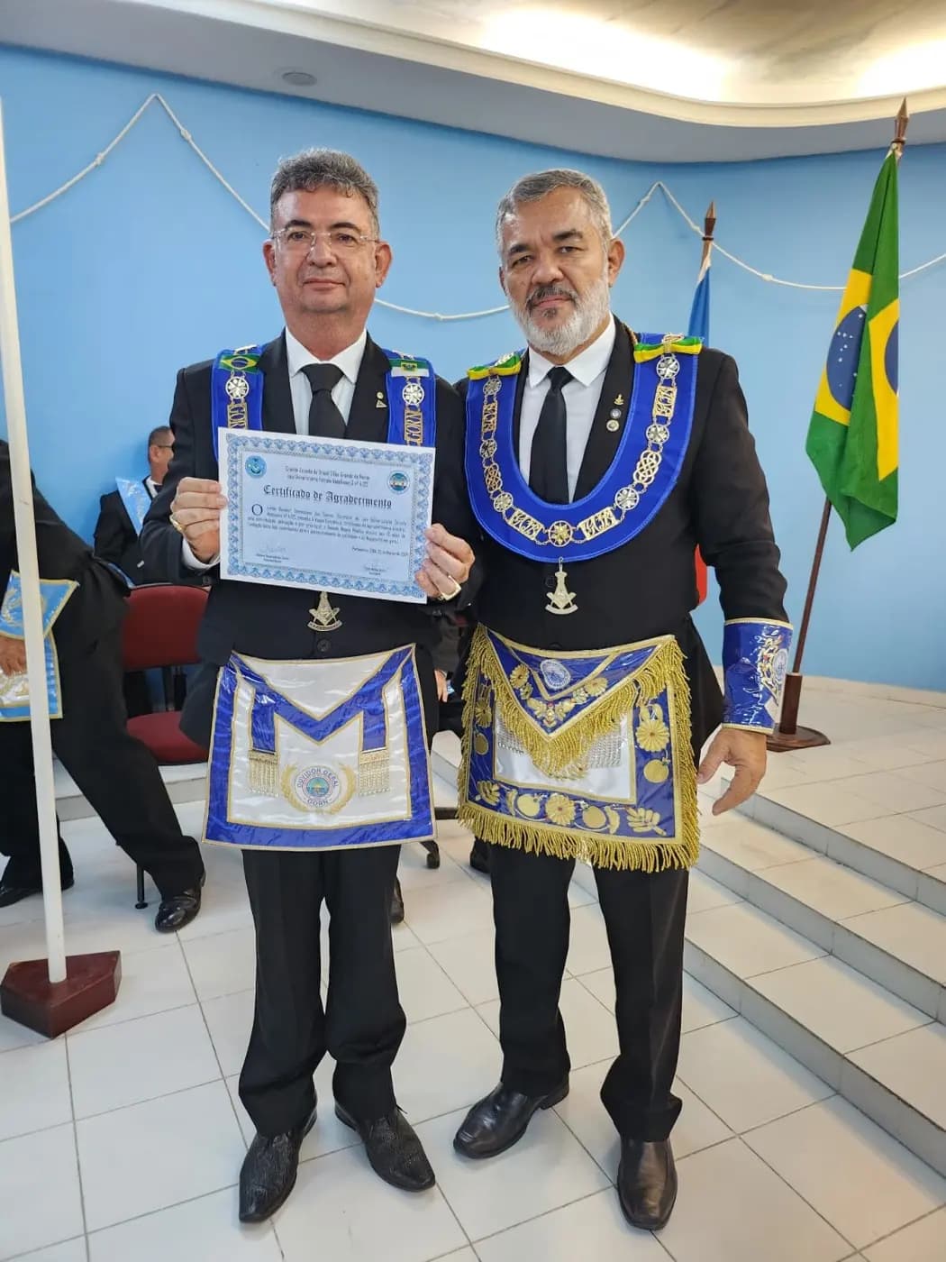 Registro fotográfico: PARTICIPAÇÃO DO GRÃO-MESTRE DO GOB/RN NA SESSÃO MAGNA PÚBLICA ALUSIVA AO 13º ANO DE FUNDAÇÃO DA ARLS UNIVERSITÁRIA ESTRELA NATALENSE, Nº 2.144, ORIENTE DE PARNAMIRIM/RN