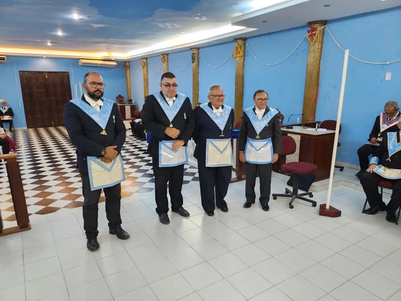 Registro fotográfico: PARTICIPAÇÃO DO GRÃO-MESTRE DO GOB/RN NA SESSÃO MAGNA PÚBLICA ALUSIVA AO 13º ANO DE FUNDAÇÃO DA ARLS UNIVERSITÁRIA ESTRELA NATALENSE, Nº 2.144, ORIENTE DE PARNAMIRIM/RN