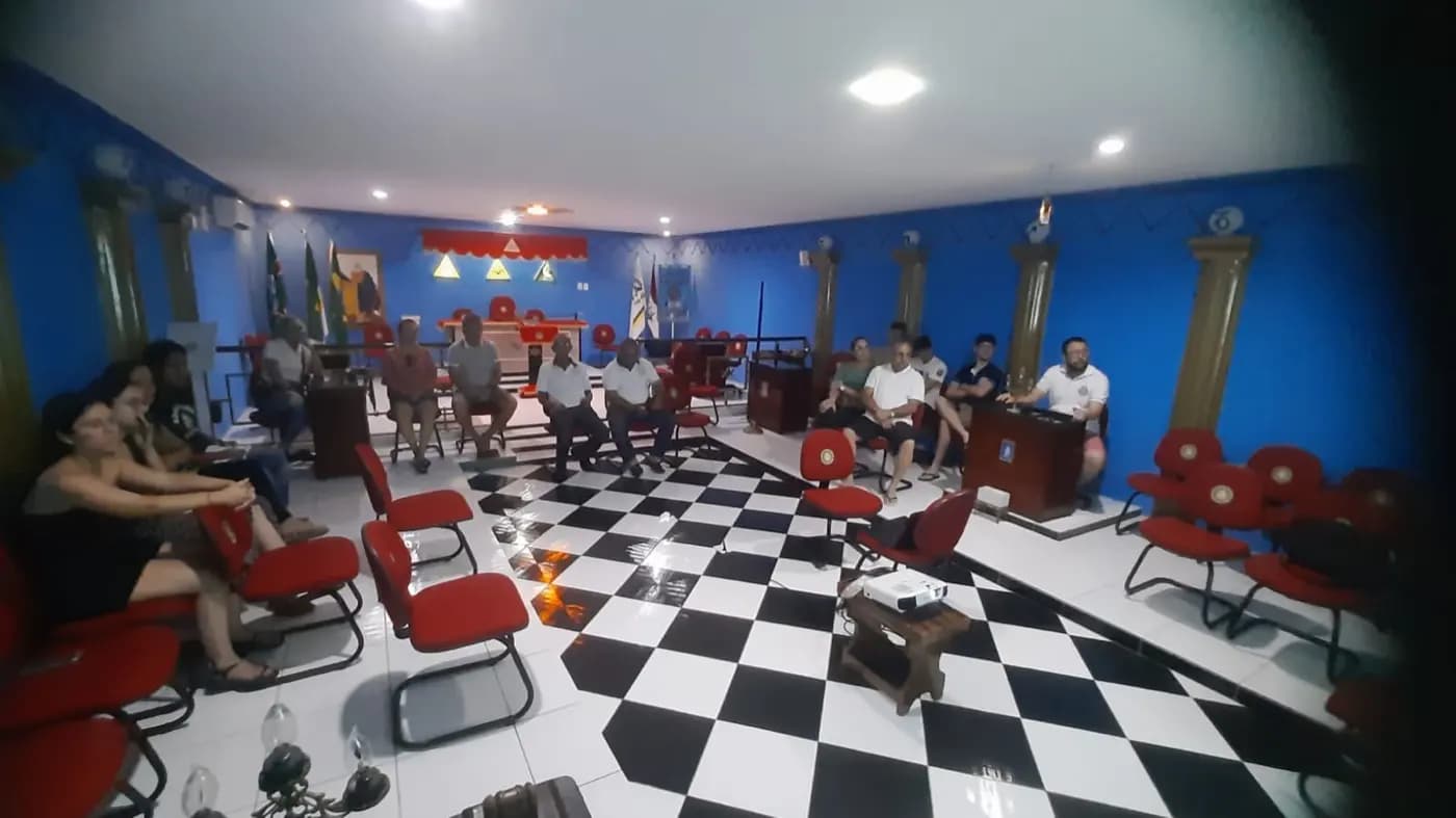 Registro fotográfico: REUNIÃO DE PLANEJAMENTO DA EQUIPE ORGANIZADORA DO “V CONGRESSO NORDESTINO DA AÇÃO PARAMAÇÔNICA JUVENIL (V CONAPJ)”.