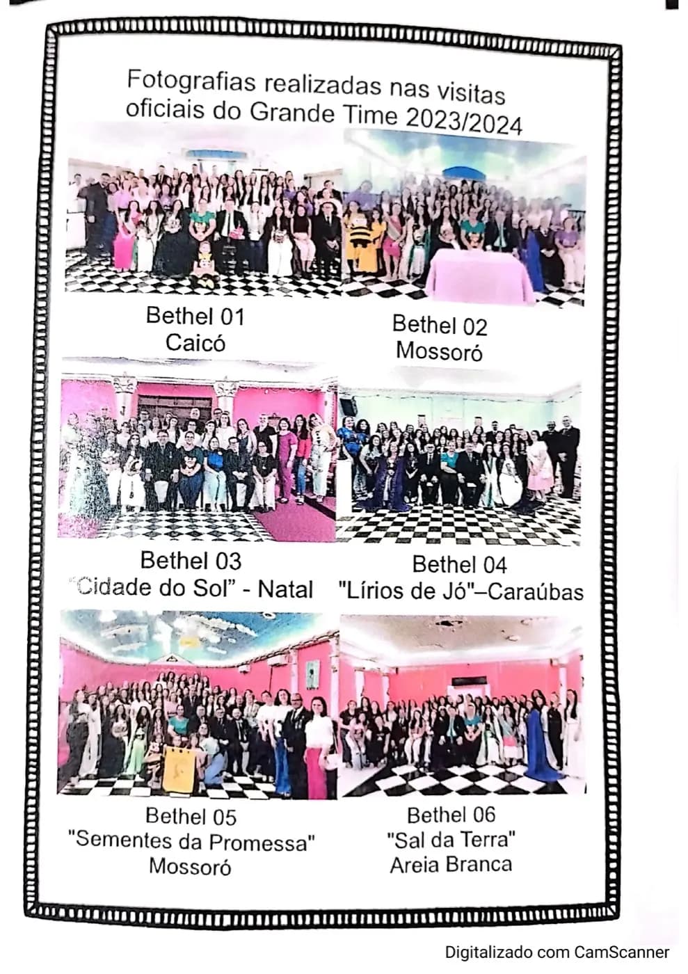 Registro fotográfico: CORDEL FILHAS DE JÔ INTERNACIONAL PIONERISMO DO RN