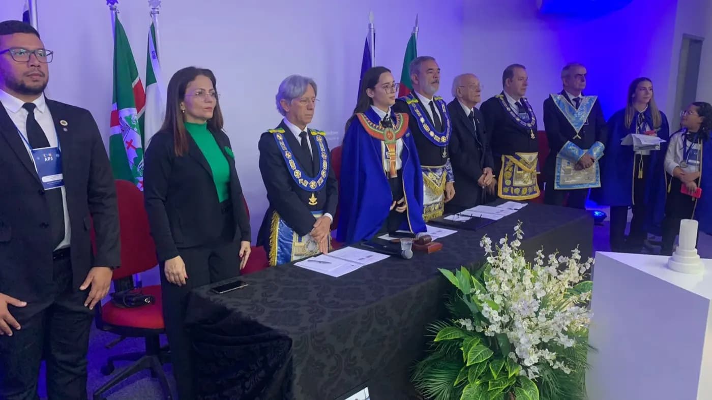 Registro fotográfico: PARTICIPAÇÃO DO GRÃO-MESTRE DO GOB/RN NO “V CONGRESSO NORDESTINO DA AÇÃO PARAMAÇÔNICA JUVENIL”, OCORRIDO NO ORIENTE DE SANTA CRUZ/RN.