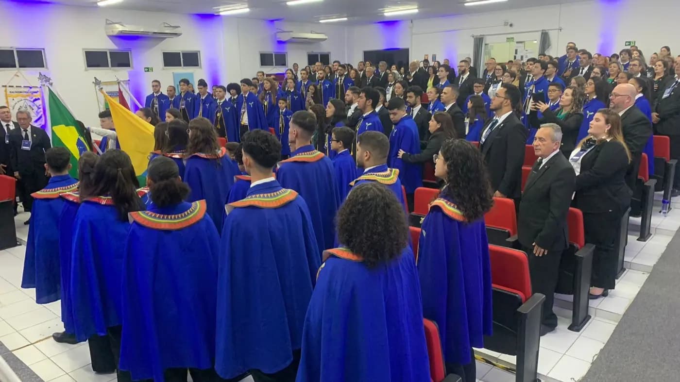 Registro fotográfico: PARTICIPAÇÃO DO GRÃO-MESTRE DO GOB/RN NO “V CONGRESSO NORDESTINO DA AÇÃO PARAMAÇÔNICA JUVENIL”, OCORRIDO NO ORIENTE DE SANTA CRUZ/RN.