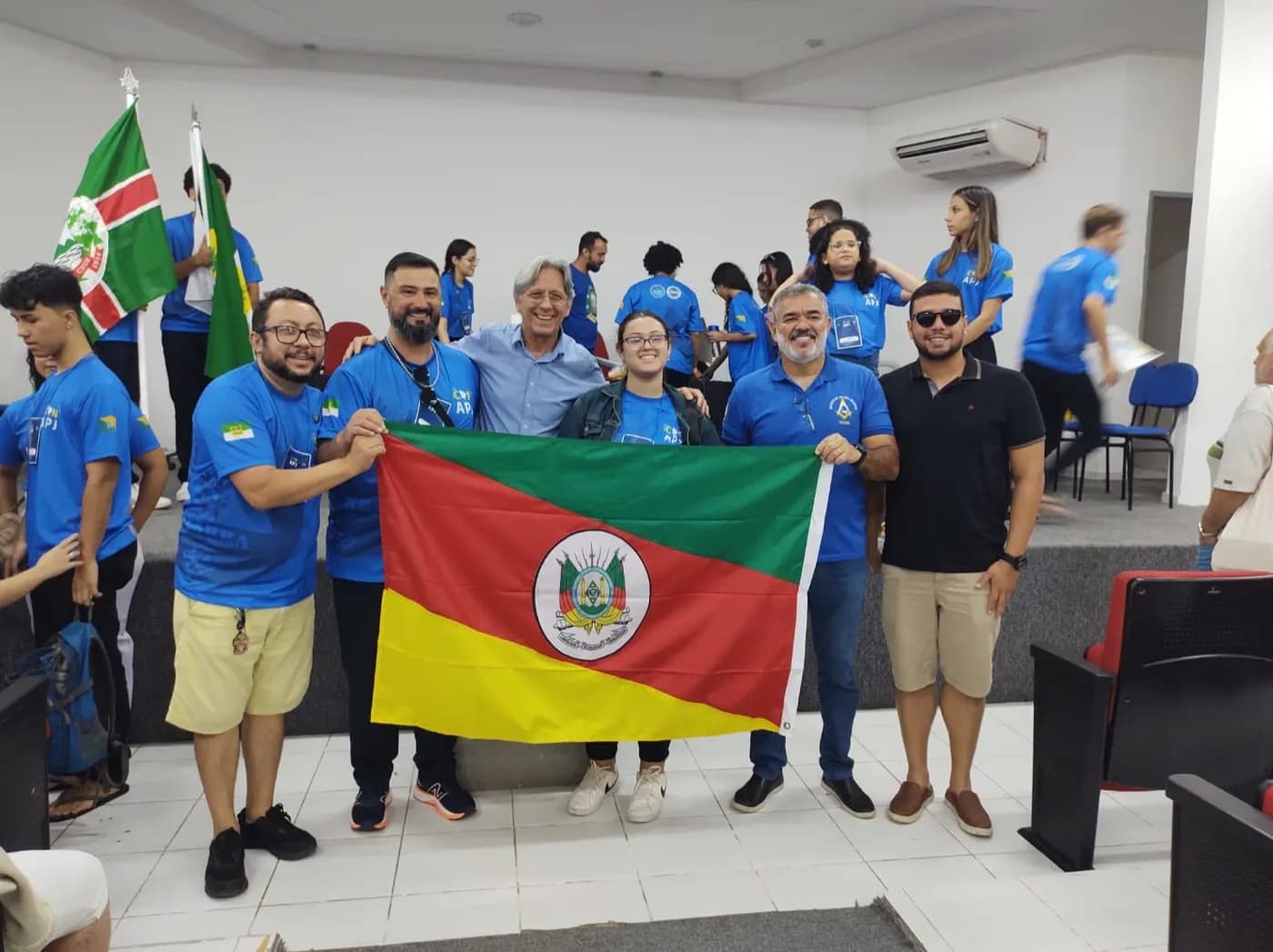 Registro fotográfico: PARTICIPAÇÃO DO GRÃO-MESTRE DO GOB/RN NO “V CONGRESSO NORDESTINO DA AÇÃO PARAMAÇÔNICA JUVENIL”, OCORRIDO NO ORIENTE DE SANTA CRUZ/RN.