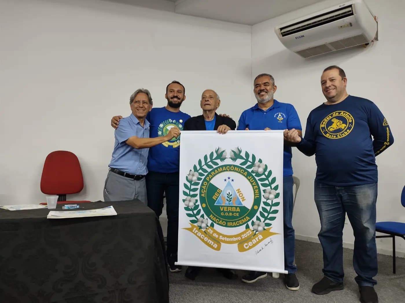 Registro fotográfico: PARTICIPAÇÃO DO GRÃO-MESTRE DO GOB/RN NO “V CONGRESSO NORDESTINO DA AÇÃO PARAMAÇÔNICA JUVENIL”, OCORRIDO NO ORIENTE DE SANTA CRUZ/RN.