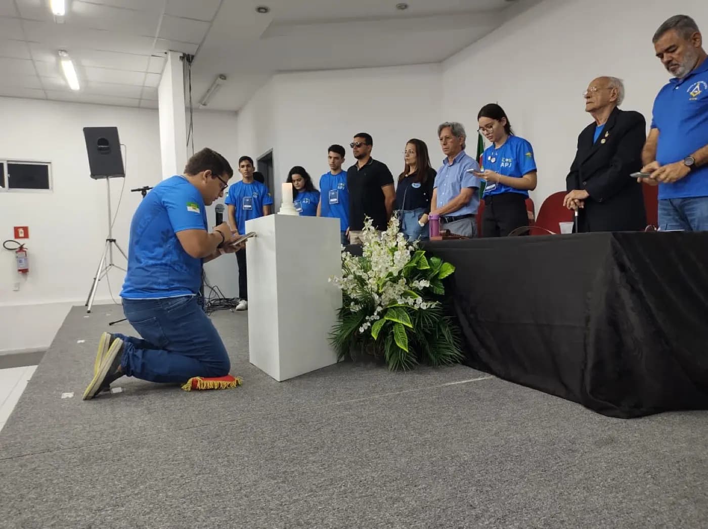 Registro fotográfico: PARTICIPAÇÃO DO GRÃO-MESTRE DO GOB/RN NO “V CONGRESSO NORDESTINO DA AÇÃO PARAMAÇÔNICA JUVENIL”, OCORRIDO NO ORIENTE DE SANTA CRUZ/RN.
