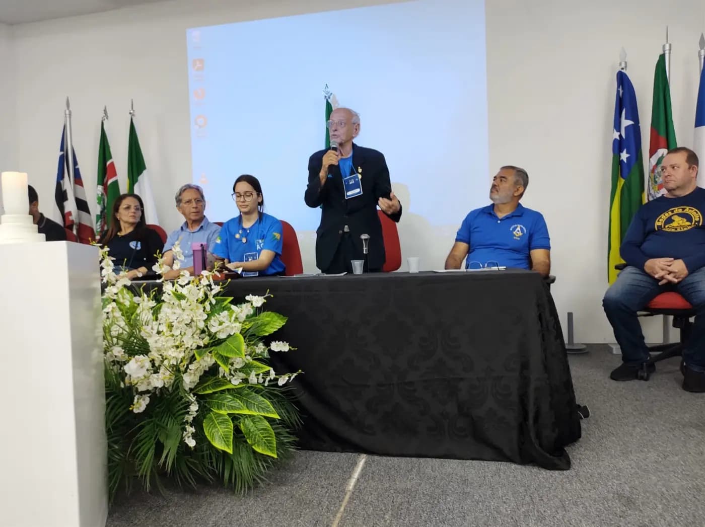 Registro fotográfico: PARTICIPAÇÃO DO GRÃO-MESTRE DO GOB/RN NO “V CONGRESSO NORDESTINO DA AÇÃO PARAMAÇÔNICA JUVENIL”, OCORRIDO NO ORIENTE DE SANTA CRUZ/RN.