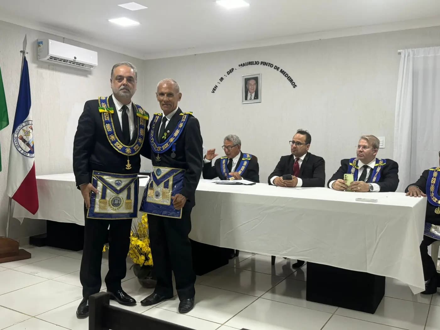 Registro fotográfico: CERIMÔNIA DE POSSE DE MEMBRO DO EGRÉGIO TRIBUNAL DE JUSTIÇA MAÇÔNICO DO GOB/RN.