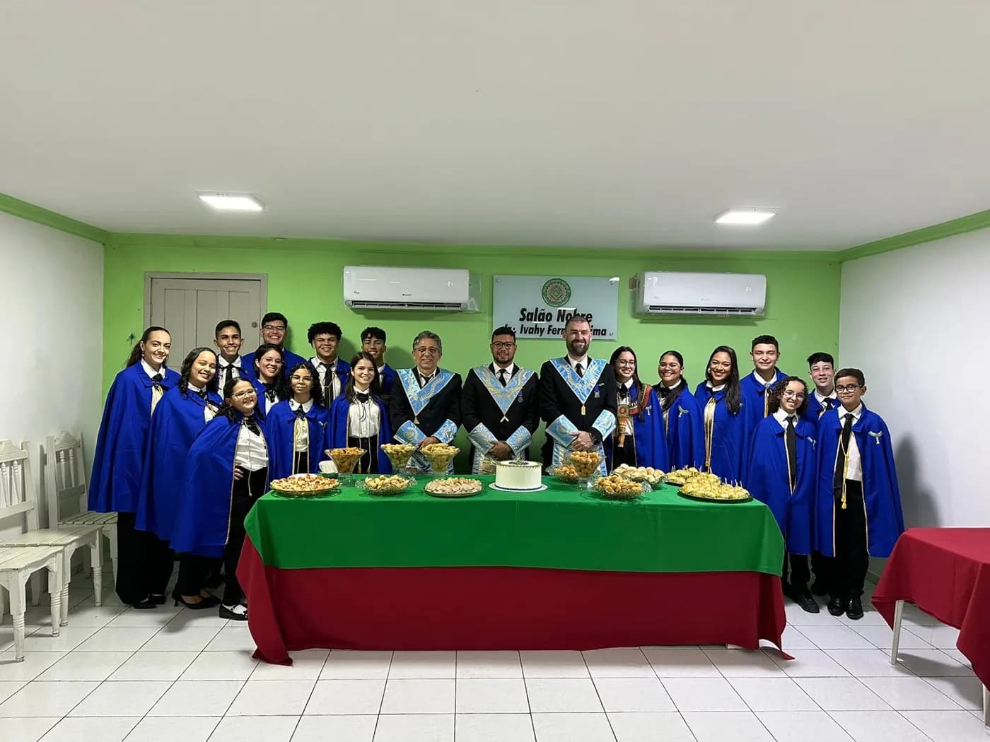 Registro fotográfico: SESSÃO MAGNA PÚBLICA ALUSIVA AO 53º ANO DE FUNDAÇÃO DA ARLS UNIÃO E TRABALHO IV – Nº 1838, ORIENTE DE SANTA CRUZ/RN.