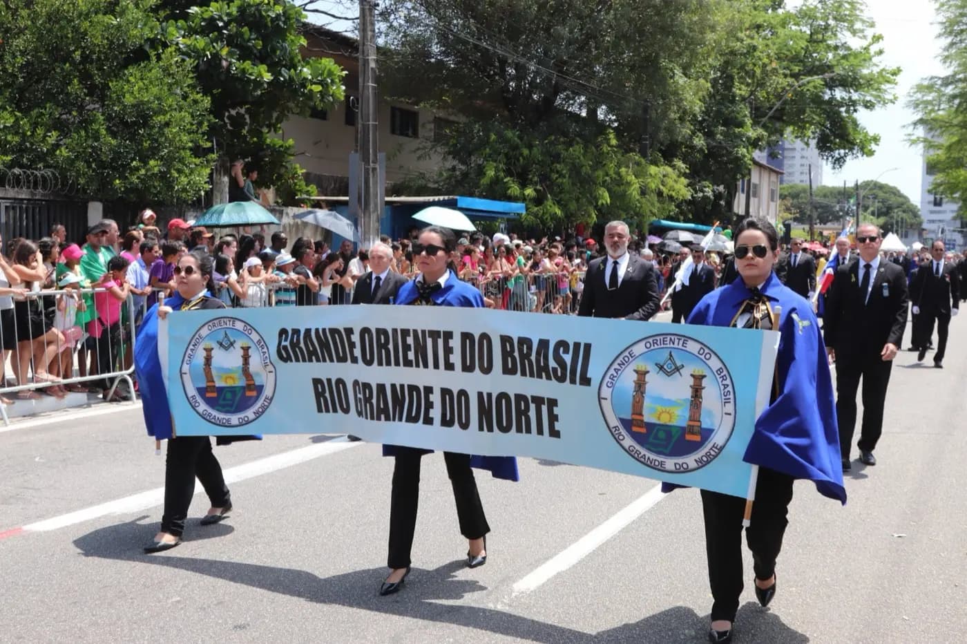 Registro fotográfico: PARTICIPAÇÃO DA FAMÍLIA GOB/RN NO DESFILE DA INDEPENDÊNCIA DO BRASIL 2024.
