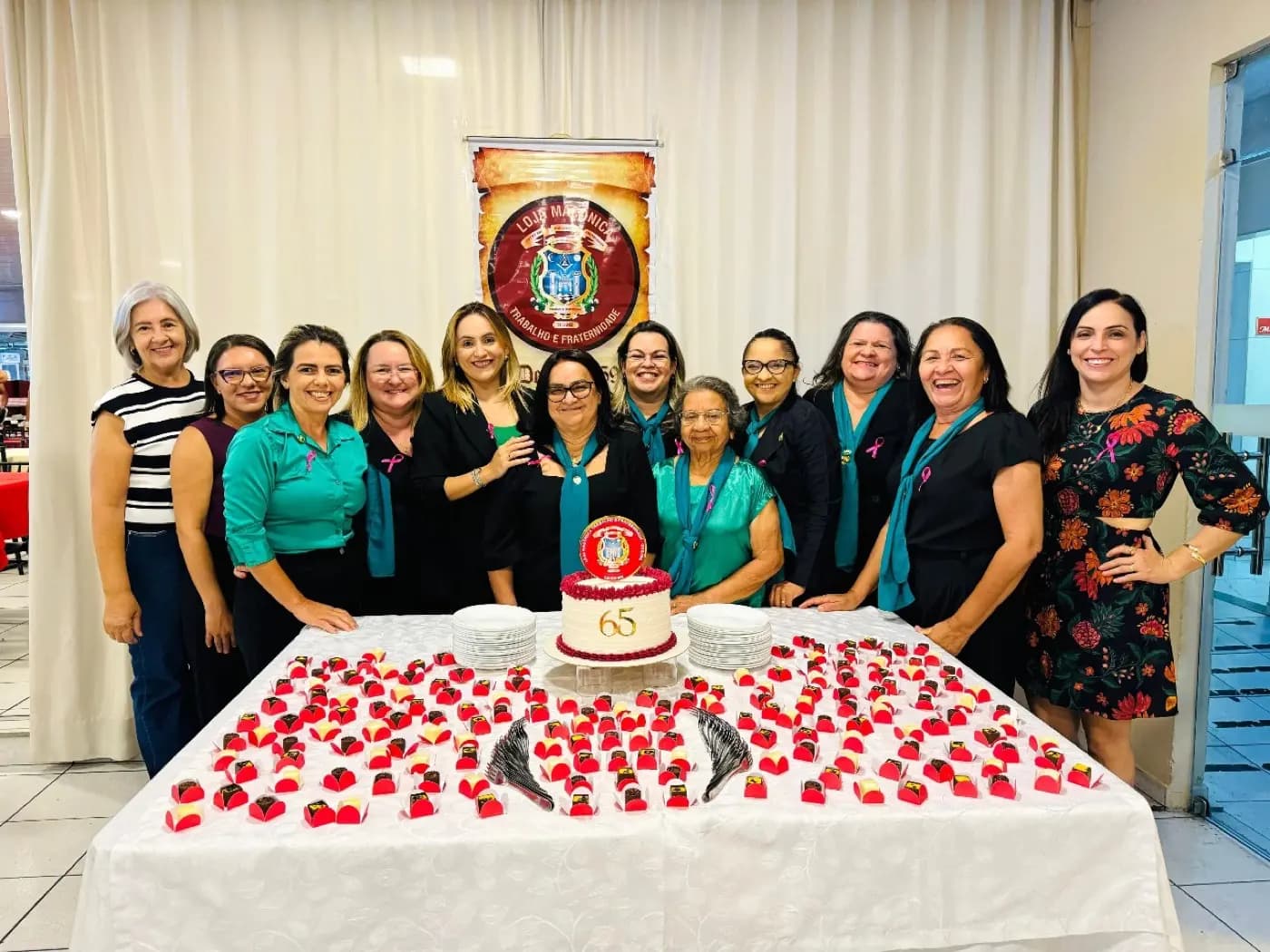 Registro fotográfico: ATO ALUSIVO AO 65º ANO DE FUNDAÇÃO DA LOJA MAÇÔNICA TRABALHO E FRATERNIDADE Nº 1518, ORIENTE DE CAICÓ/RN.