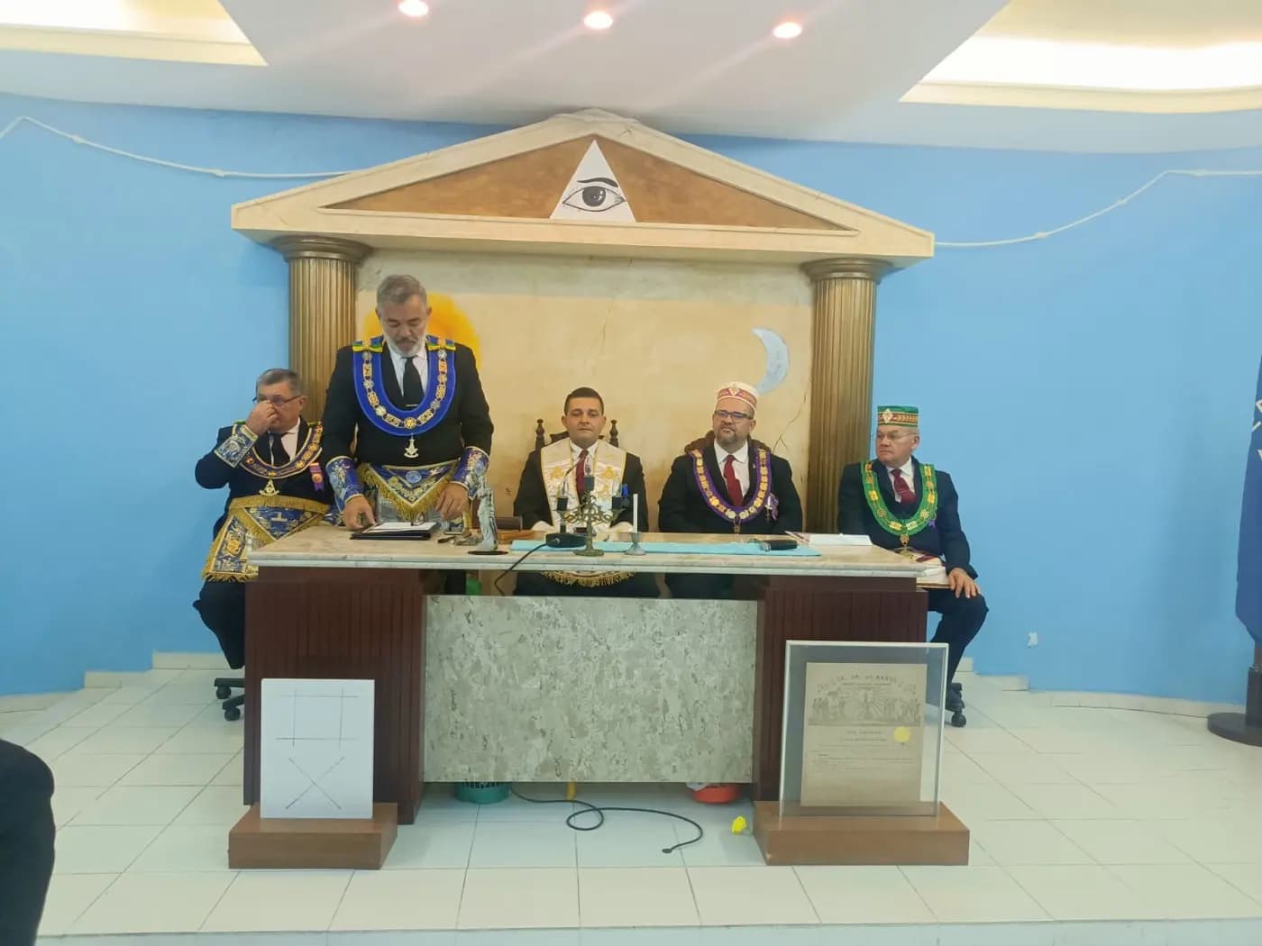 Registro fotográfico: PALESTRA REALIZADA PELO SUPREMO CONCLAVE DO BRASIL CONJUNTAMENTE COM A 1ª DELEGACIA LITÚRGICA DO RITO BRASILEIRO – RIO GRANDE DO NORTE.