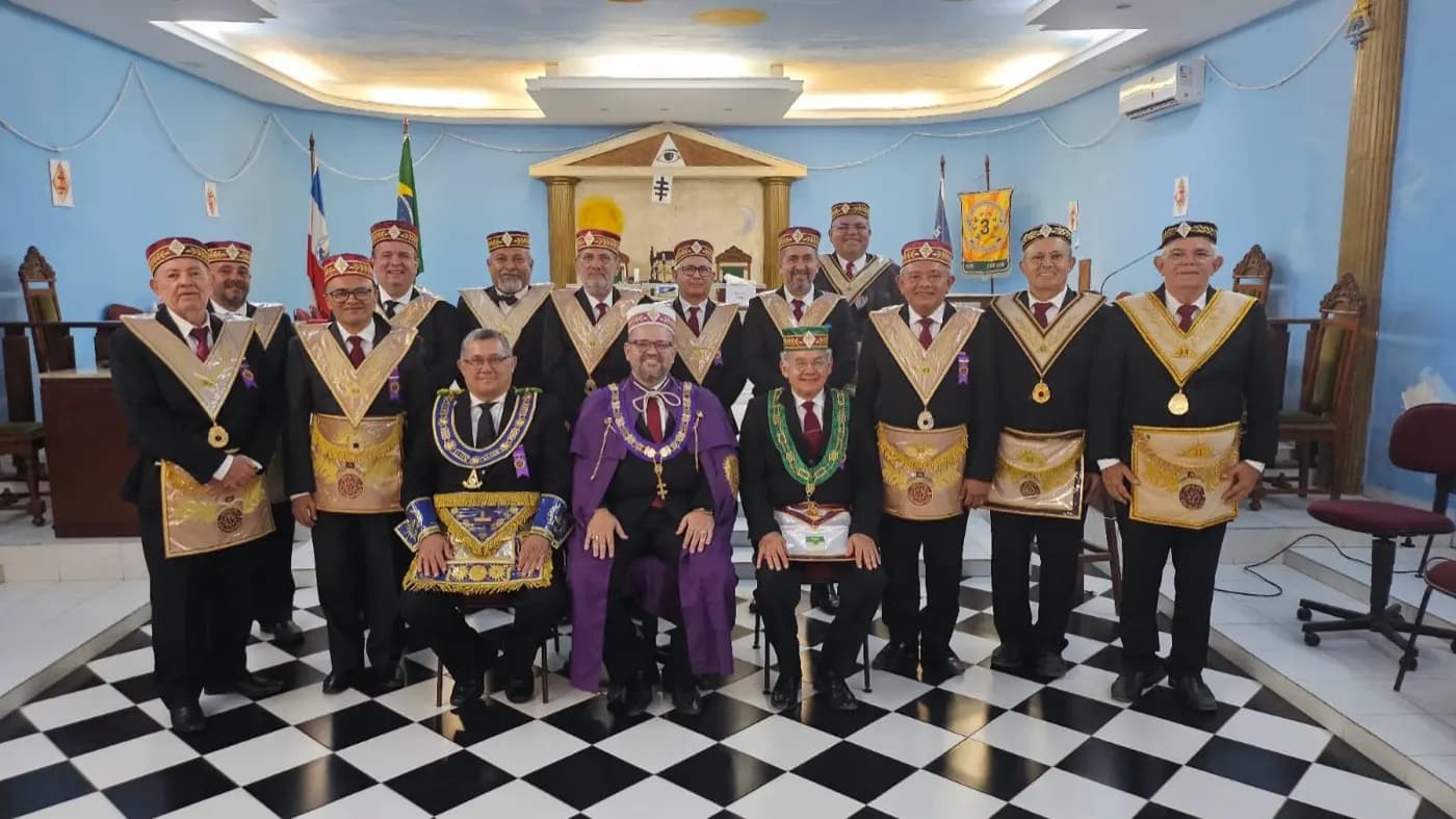 Registro fotográfico: PALESTRA REALIZADA PELO SUPREMO CONCLAVE DO BRASIL CONJUNTAMENTE COM A 1ª DELEGACIA LITÚRGICA DO RITO BRASILEIRO – RIO GRANDE DO NORTE.