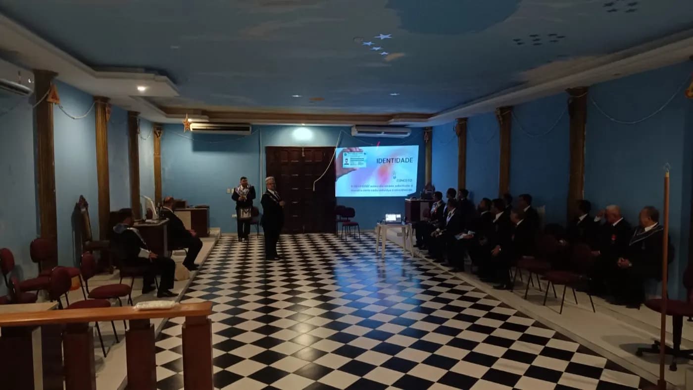 Registro fotográfico: PALESTRA REALIZADA PELO SUPREMO CONCLAVE DO BRASIL CONJUNTAMENTE COM A 1ª DELEGACIA LITÚRGICA DO RITO BRASILEIRO – RIO GRANDE DO NORTE.