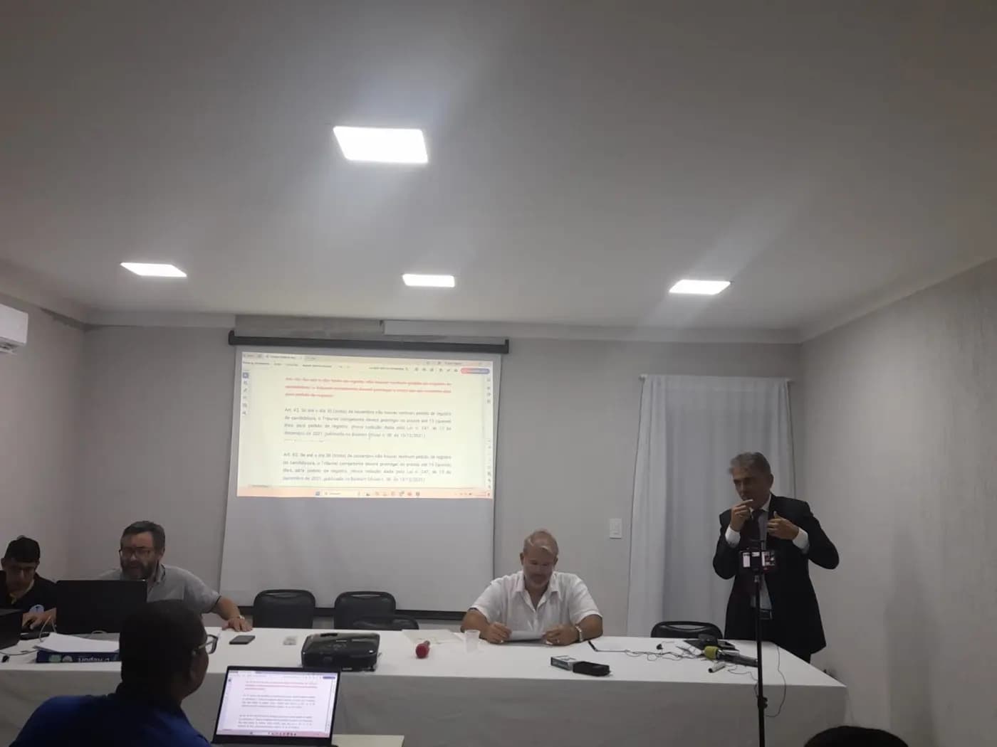Registro fotográfico: SEMINÁRIO DE DIREITO ELEITORAL MAÇÔNICO REALIZADO PELO GRANDE ORIENTE DO BRASIL – RIO GRANDE DO NORTE (GOB-RN).