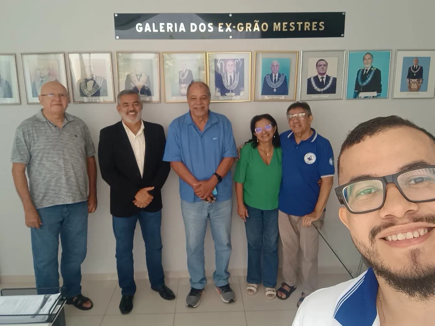Registro fotográfico: VISITA À SEDE DO GRANDE ORIENTE DO BRASIL – RIO GRANDE DO NORTE (GOB-RN).