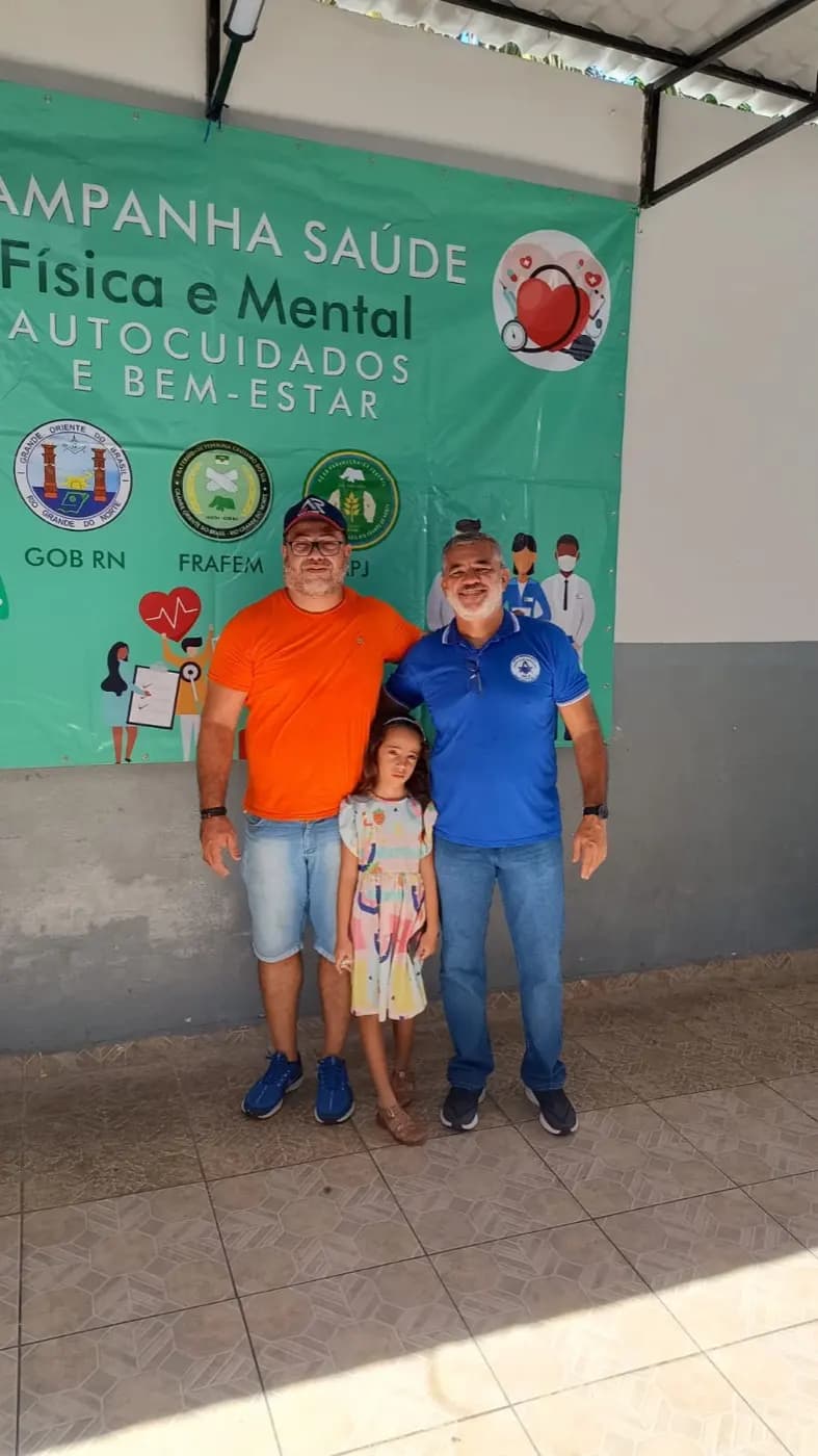 Registro fotográfico: AÇÃO FILANTRÓPICA ESTADUAL COORDENADA PELO GOB/RN, REALIZADA NO DIA 26/04/2025 – CAMPANHA SAÚDE FÍSICA E MENTAL, AUTOCUIDADOS E BEM-ESTAR.
