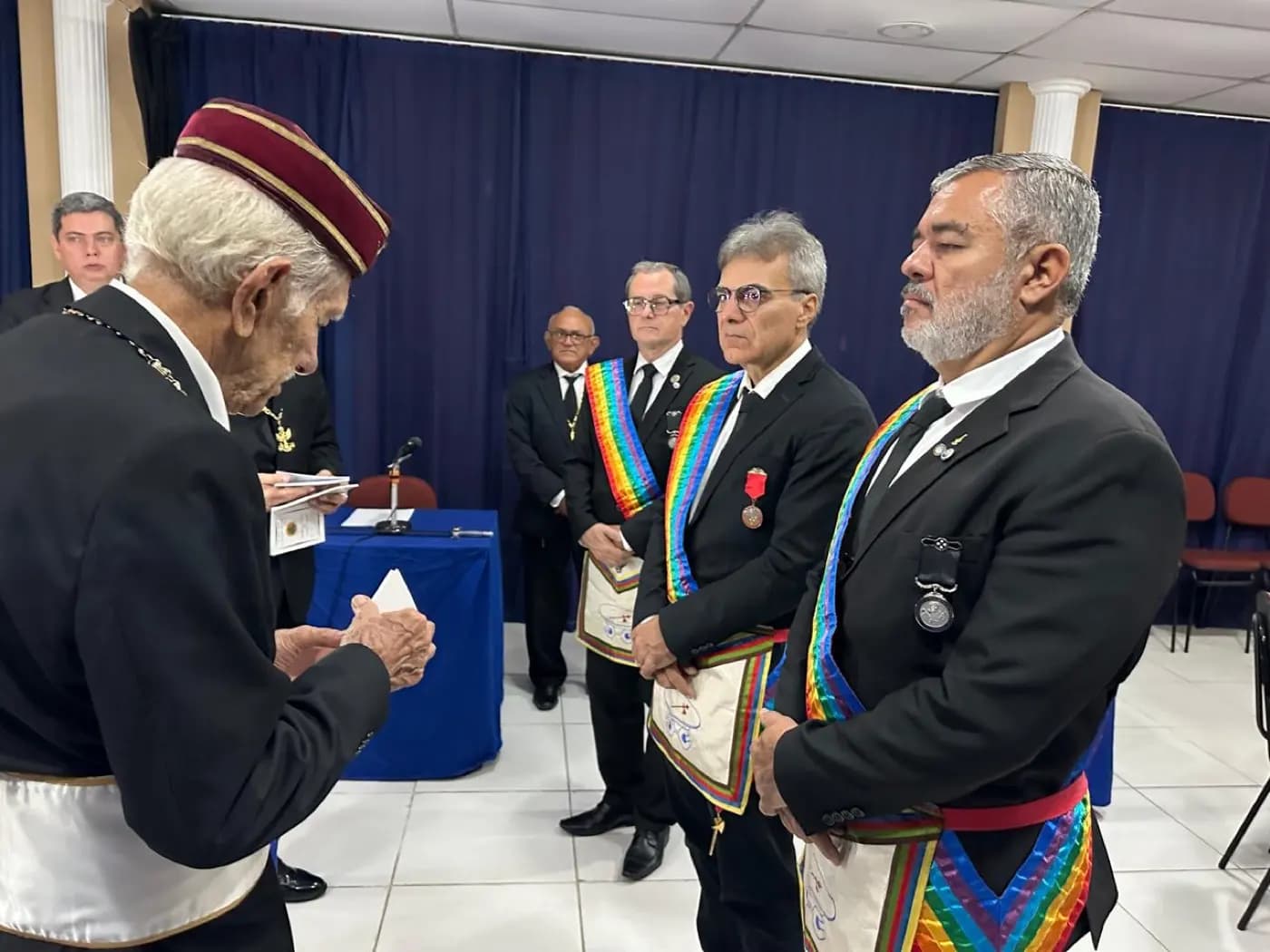 Registro fotográfico: PARTICIPAÇÃO DO GRÃO-MESTRE DO GOB-RN NA SESSÃO DE ELEVAÇÃO AO GRAU 22 – SUPREMO CONSELHO DO BRASIL DO GRAU 33 PARA O RITO ESCOCÊS ANTIGO E ACEITO – DELEGACIA LITÚRGICA DO RIO GRANDE DO NORTE – KADOSCH 21.