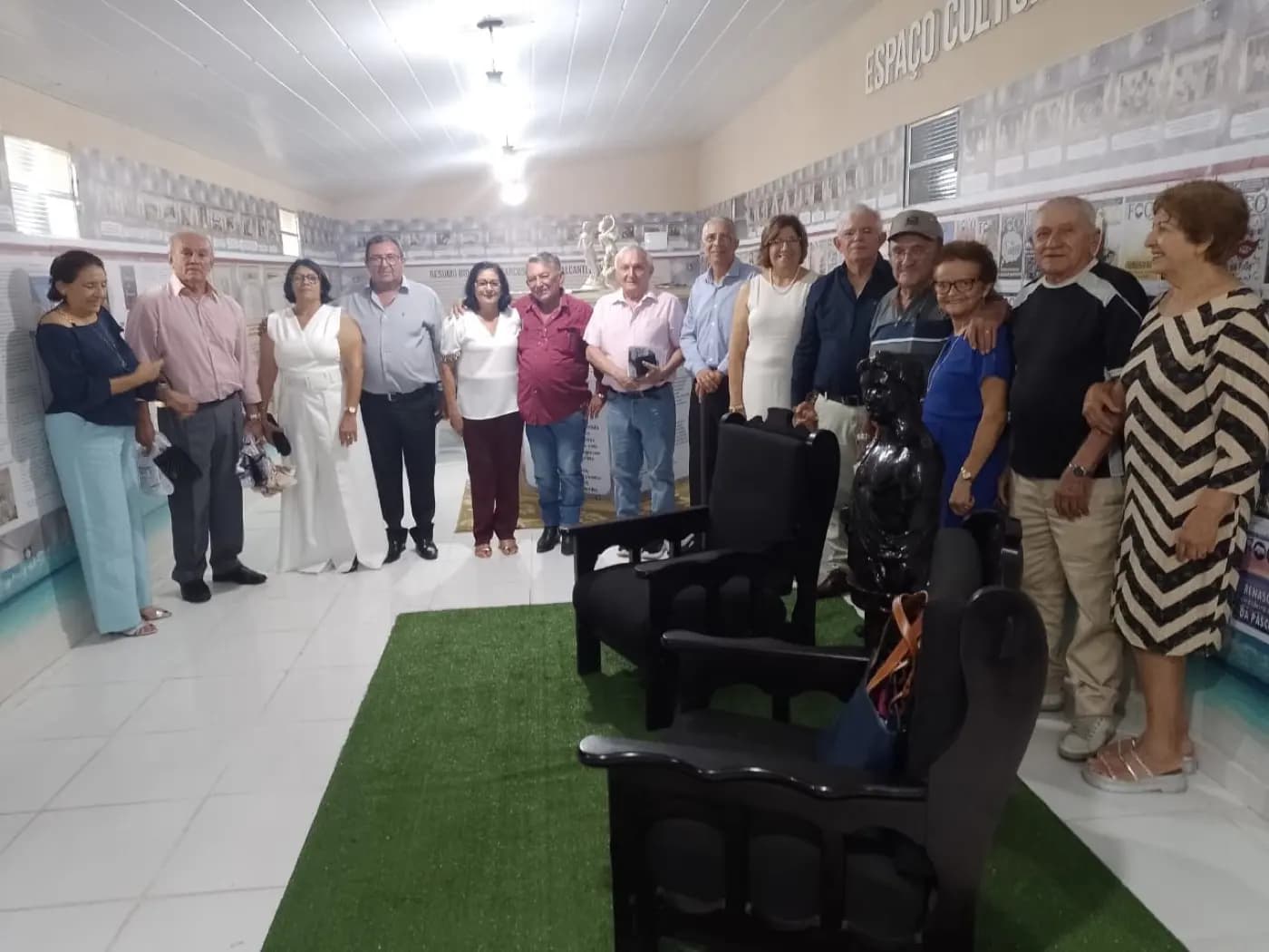 Registro fotográfico: REUNIÃO ADMINISTRATIVA REALIZADA PELA LOJA MAÇÔNICA ESTUDO E TRABALHO Nº 4.882, ORIENTE DE LAGOA NOVA-RN.