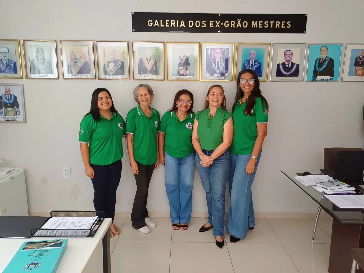 Registro fotográfico: POSSE DA PRESIDENTE DO CONSELHO FISCAL DA FRATERNIDADE FEMININA ESTADUAL CRUZEIRO DO SUL – FRAFEM/GOB-RN.
