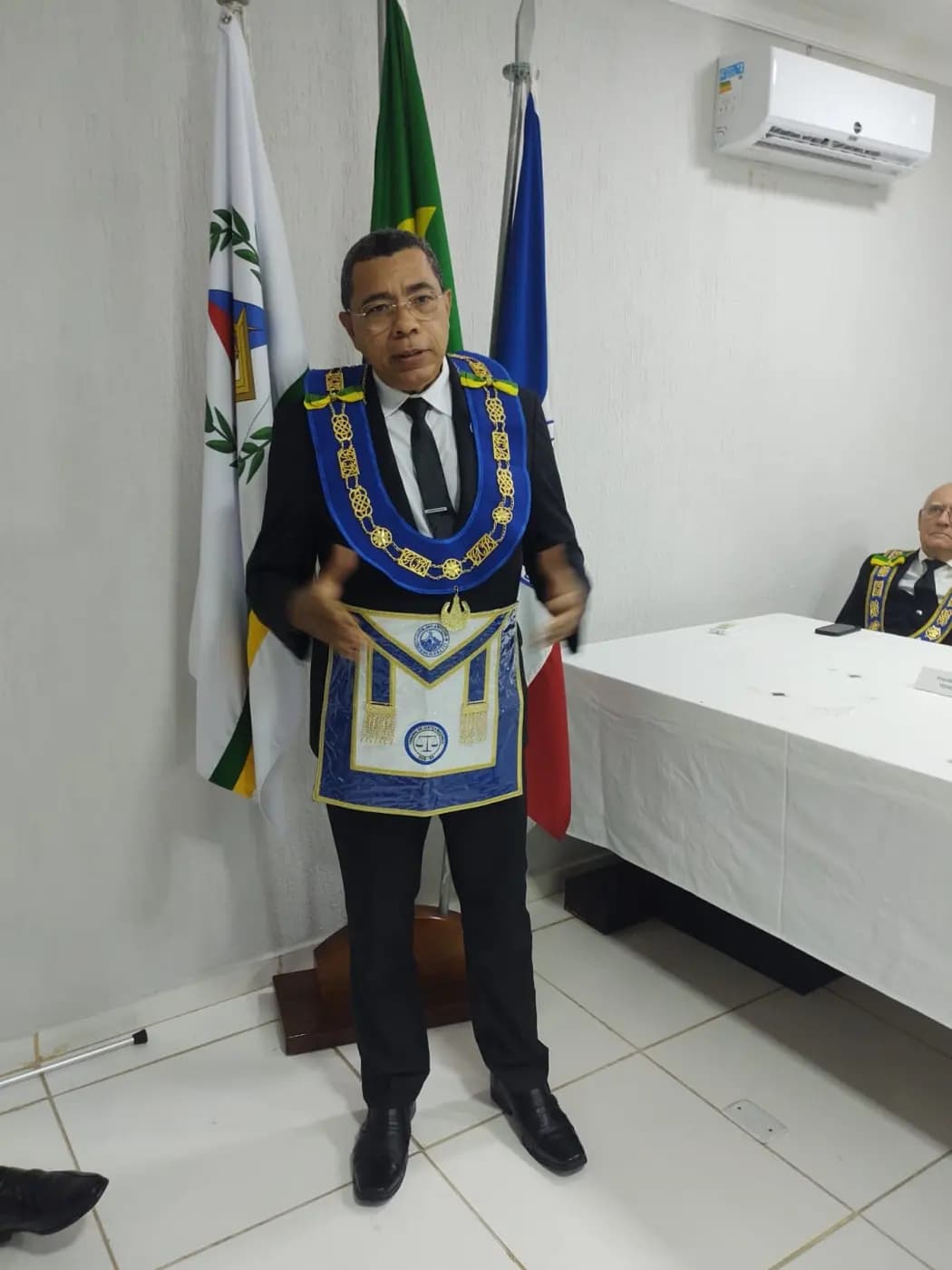 Registro fotográfico: ATO ADMINISTRATIVO DE POSSE DA DIRETORA EXECUTIVA DA APJ/GOB-RN, DE SECRETÁRIOS DO GOB-RN E DE JUÍZES DOS TRIBUNAIS MAÇÔNICOS DO GOB-RN.