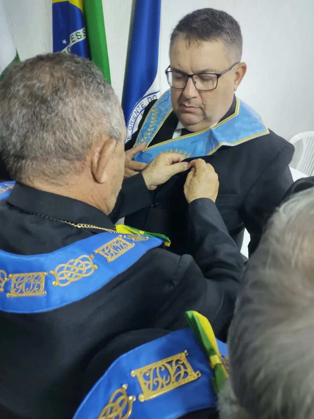 Registro fotográfico: ATO ADMINISTRATIVO DE POSSE DA DIRETORA EXECUTIVA DA APJ/GOB-RN, DE SECRETÁRIOS DO GOB-RN E DE JUÍZES DOS TRIBUNAIS MAÇÔNICOS DO GOB-RN.