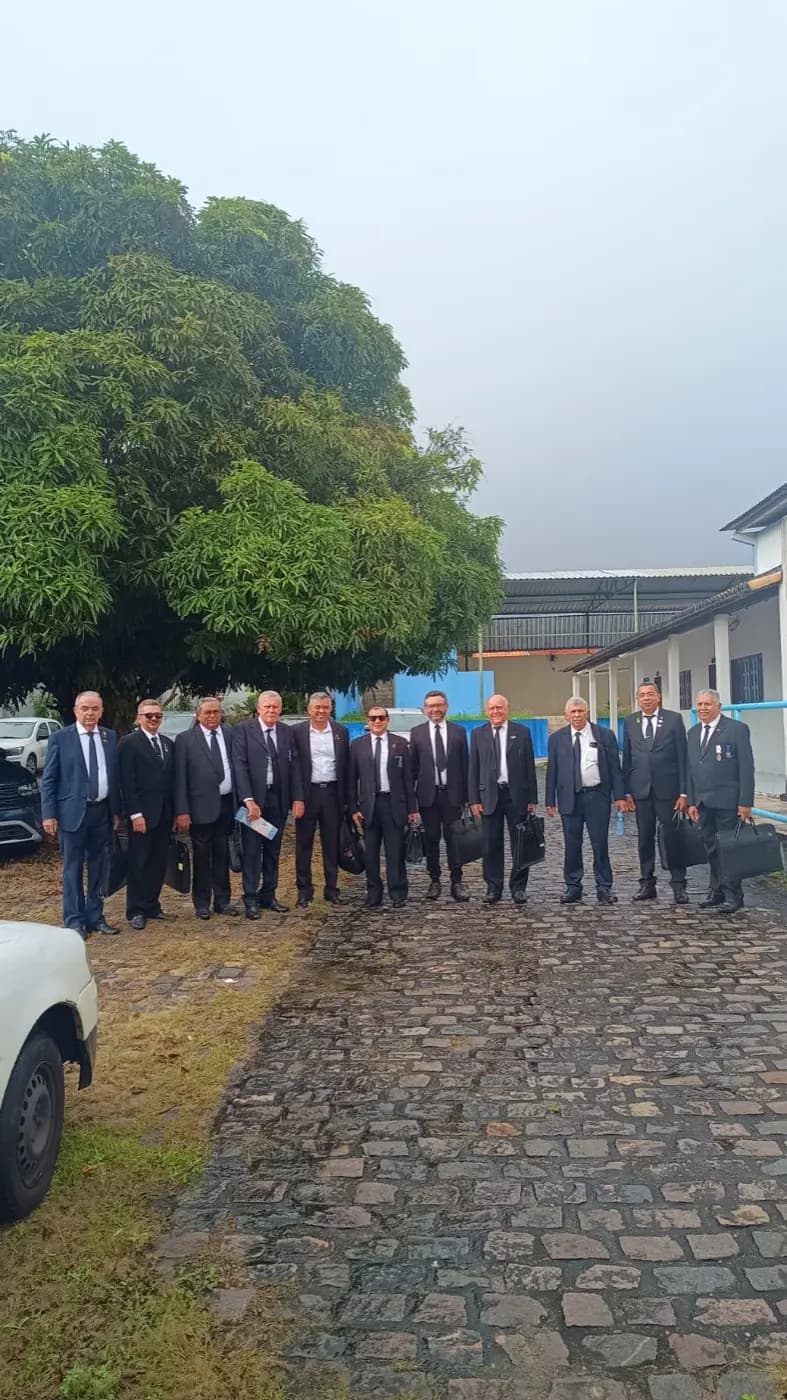 Registro fotográfico: SESSÃO MAGNA DE INICIAÇÃO REALIZADA PELA LOJA MAÇÔNICA SENADOR JOÃO CÂMARA Nº 3.268, DO ORIENTE DE JOÃO CÂMARA-RN.