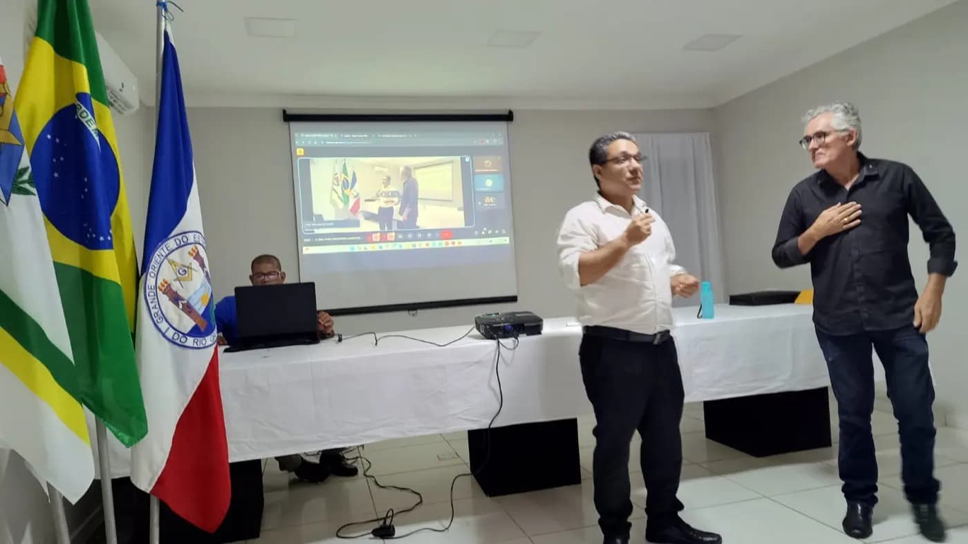 Registro fotográfico: CURSO PARA ORADORES E MESTRES DE HARMONIA.