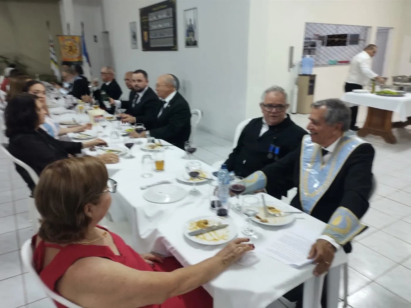 Registro fotográfico: CEIA PARAMAÇÔNICA DE CONFRATERNIZAÇÃO NATALINA 2025 REALIZADA PELA LOJA MAÇÔNICA UNIÃO NATALENSE Nº 2.414, ORIENTE DE PARNAMIRIM/RN.