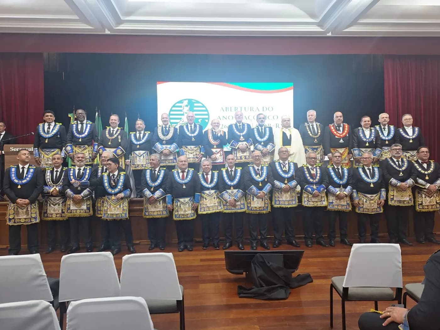 Registro fotográfico: ABERTURA DO ANO MAÇÔNICO 2026 DO GRANDE ORIENTE DO BRASIL (GOB).