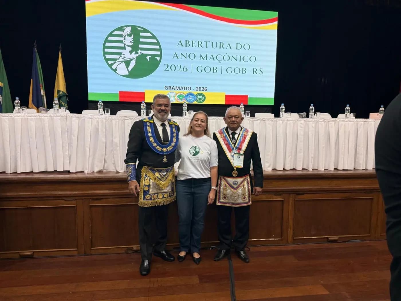 Registro fotográfico: ABERTURA DO ANO MAÇÔNICO 2026 DO GRANDE ORIENTE DO BRASIL (GOB).