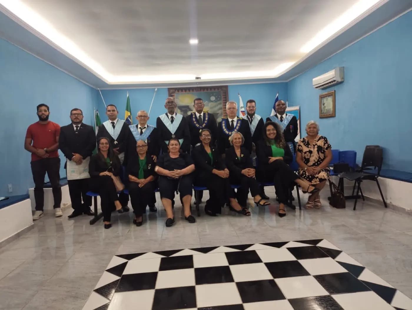 Registro fotográfico: LOJA MAÇÔNICA PEDRO ALVES PINHEIRO Nº 3.018, ORIENTE DE EXTREMOZ/RN – SESSÃO MAGNA PÚBLICA ALUSIVA AO 33º ANO DE FUNDAÇÃO.