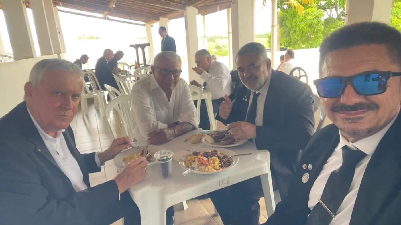 Registro fotográfico: LOJA MAÇÔNICA SENADOR JOÃO CÂMARA Nº 3.268, DO ORIENTE DE JOÃO CÂMARA/RN – SESSÃO MAGNA DE ELEVAÇÃO.