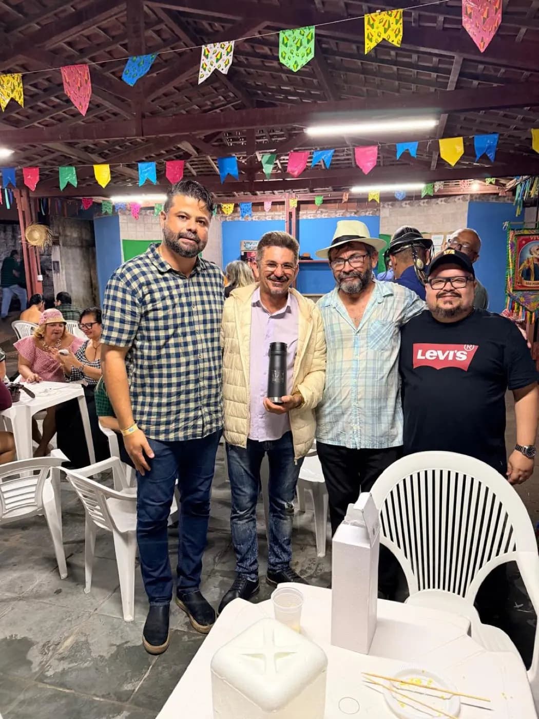 Registro fotográfico: PARTICIPAÇÃO DO GRÃO-MESTRE DO GOB-RN NO “XXVI ARRAIÁ DA PEDRA BRUTA”, REALIZADO PELA LOJA MAÇÔNICA UNIÃO NATALENSE Nº 2.414, ORIENTE DE PARNAMIRIM/RN.