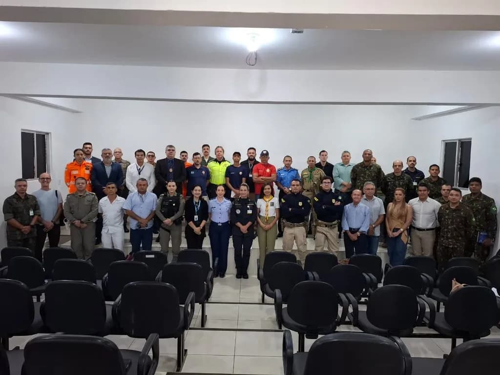 Registro fotográfico: PARTICIPAÇÃO DO GRÃO-MESTRE DO GOB-RN NA 3ª REUNIÃO DE PLANEJAMENTO PARA O DESFILE CÍVICO MILITAR 2026, EM HOMENAGEM À INDEPENDÊNCIA DO BRASIL.