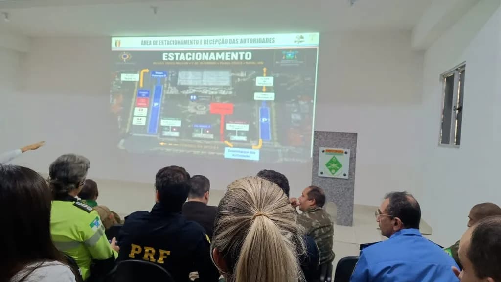 Registro fotográfico: PARTICIPAÇÃO DO GRÃO-MESTRE DO GOB-RN NA 3ª REUNIÃO DE PLANEJAMENTO PARA O DESFILE CÍVICO MILITAR 2026, EM HOMENAGEM À INDEPENDÊNCIA DO BRASIL.