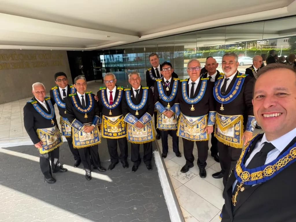 Registro fotográfico: PARTICIPAÇÃO DO GRÃO-MESTRE DO GOB-RN E COMITIVA NOS EVENTOS DA SUPREMA CONGREGAÇÃO/2026 DO GOB.