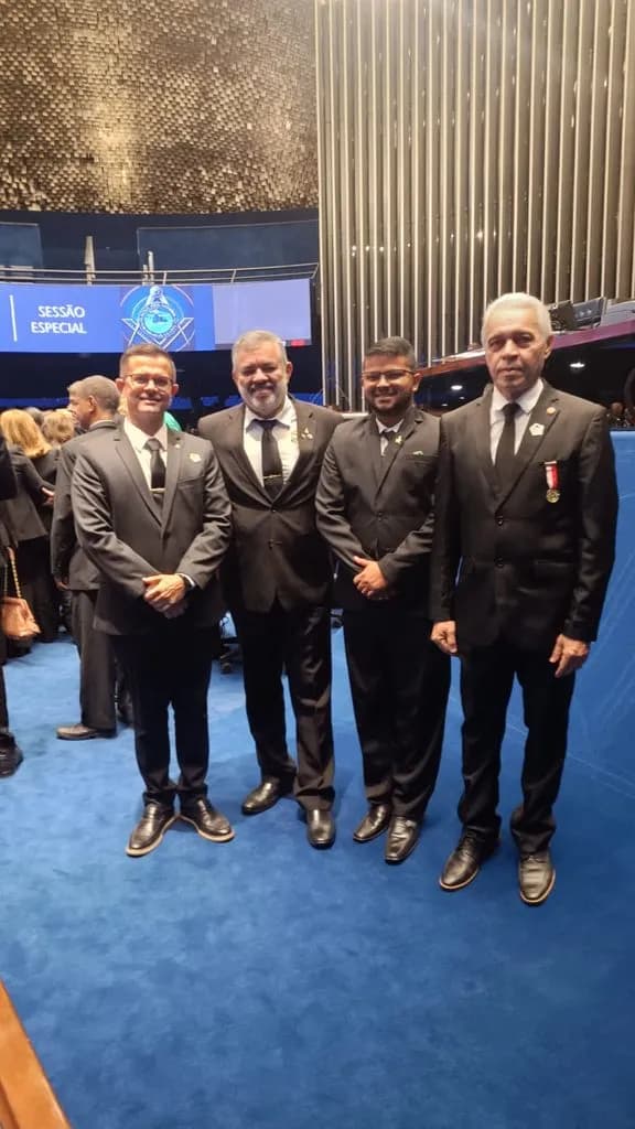 Registro fotográfico: PARTICIPAÇÃO DO GRÃO-MESTRE DO GOB-RN E COMITIVA NOS EVENTOS DA SUPREMA CONGREGAÇÃO/2026 DO GOB.