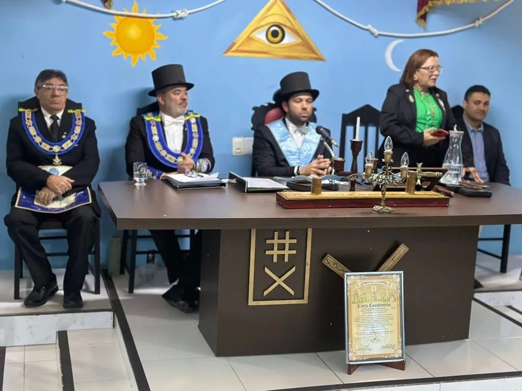 Registro fotográfico: LOJA MAÇÔNICA LUIZ GONZAGA DO NASCIMENTO Nº 4.567, ORIENTE DE PARNAMIRIM/RN – SESSÃO MAGNA PÚBLICA EM HOMENAGEM AO DIA DOS PAIS.